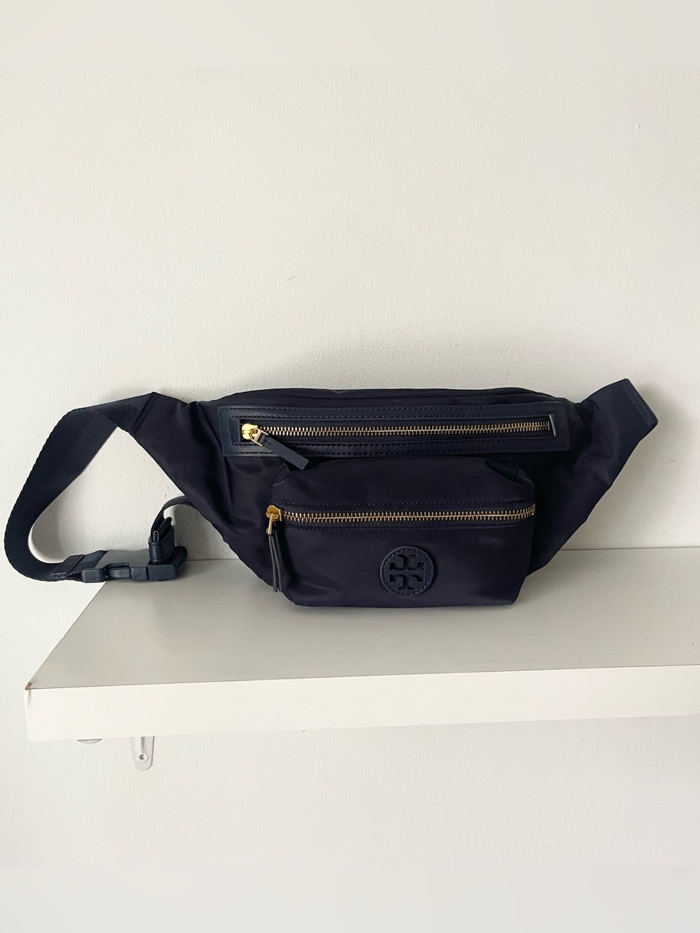 Tory Burch Navy Blue Belt Bag